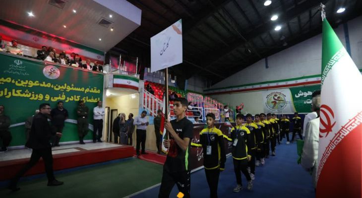 افتتاحیه مسابقات بوکس المپیاد کشور در اراک