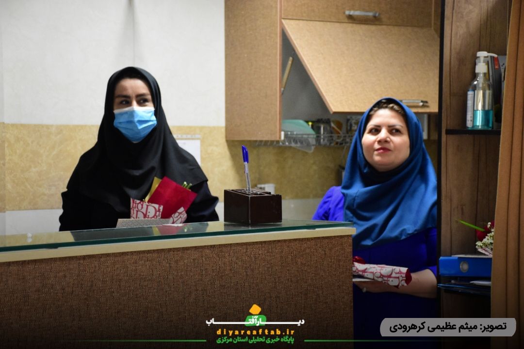 تقدیر از پرستاران درمانگاه قدس