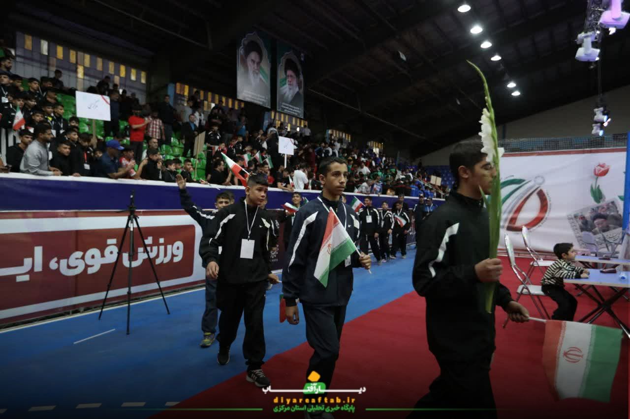 افتتاحیه مسابقات بوکس المپیاد کشور در اراک