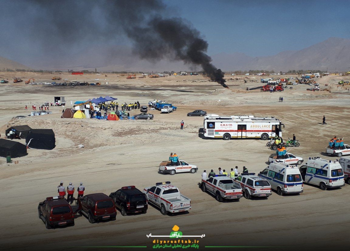 مانور مدیریت بحران در استان مرکزی