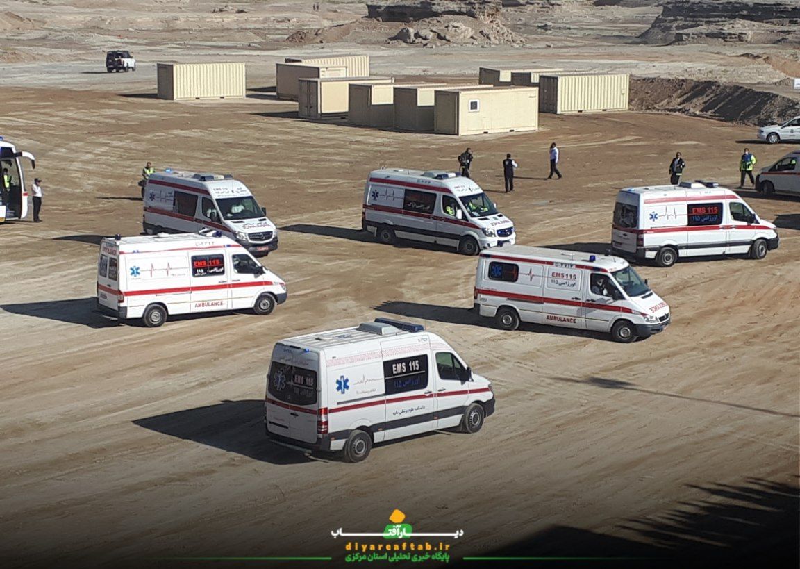 مانور مدیریت بحران در استان مرکزی