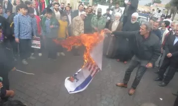 راهپیمایی مردم زرندیه