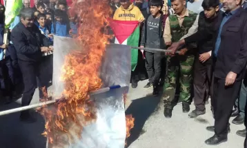 جلوه‌هایی از راهپیمایی 13 آبان در کمیجان