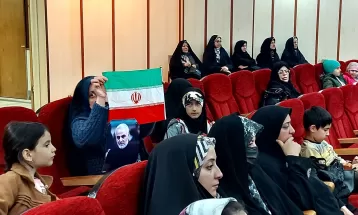 اجتماع دختران حاج قاسم در تفرش برگزار شد