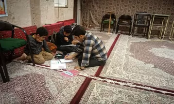 اعتکاف علمی دانش‌آموزان ساوجی برگزار شد