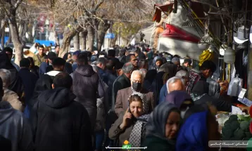 شور و حال مردم اراک در یلدای گرم