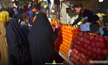 شور و حال مردم اراک در یلدای گرم