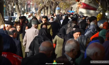 شور و حال مردم اراک در یلدای گرم