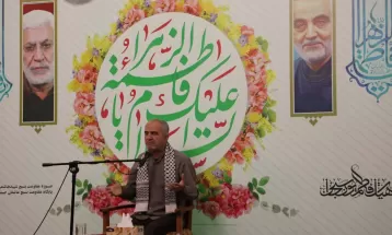 مراسم یادبود سالگرد شهید سلیمانی در سنجان