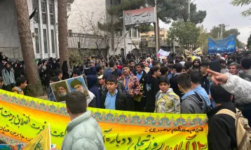 برگزاری راهپیمایی حماسه‌ساز ۱۳ آبان در زرندیه