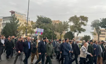 برگزاری راهپیمایی حماسه‌ساز ۱۳ آبان در زرندیه