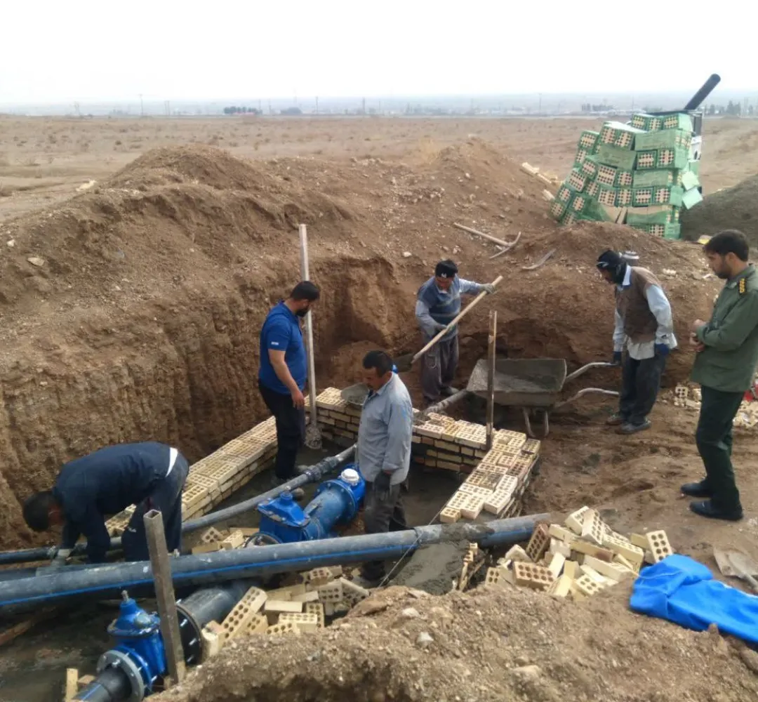 پایان عملیات آبرسانی به روستای باغ‌شیخ ساوه