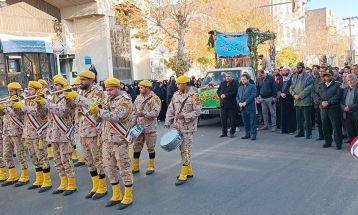 مردم کمیجان میزبان شهید گمنام