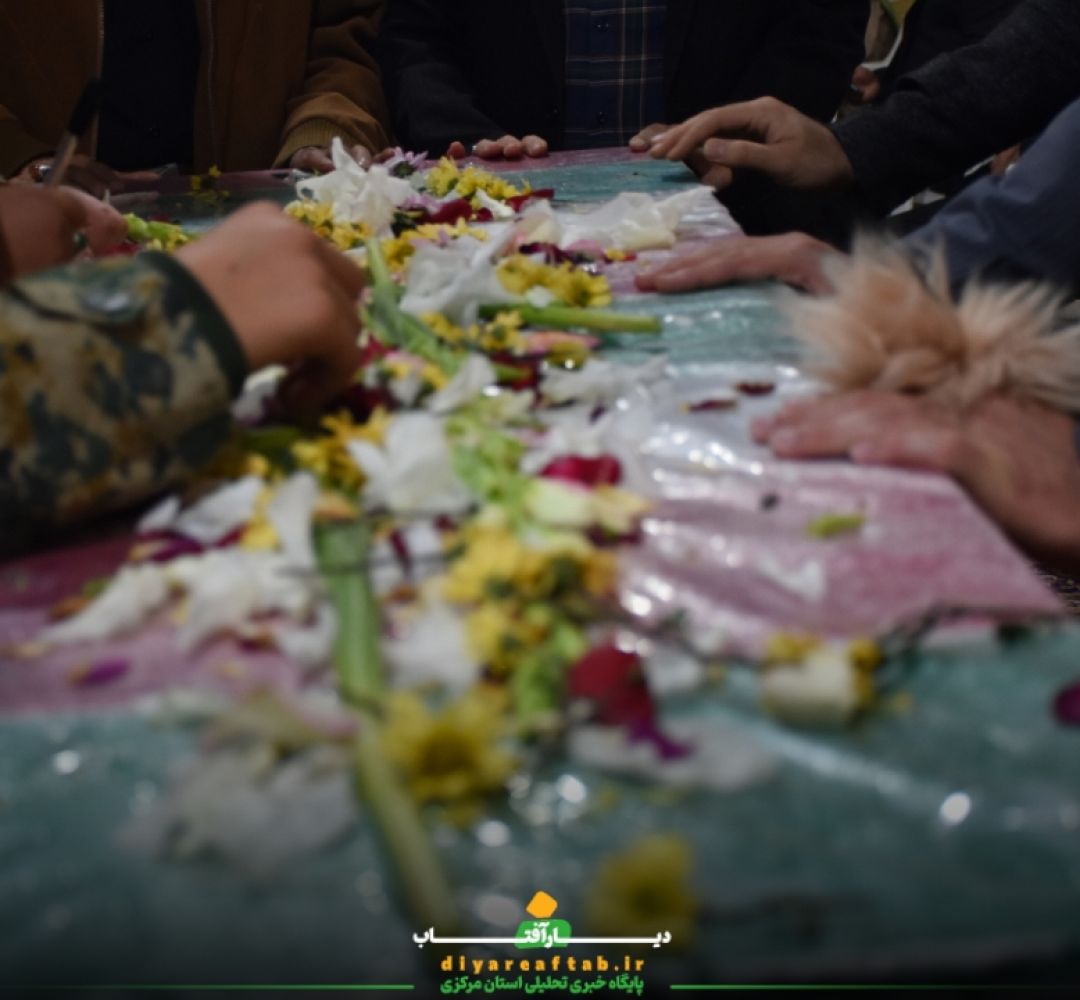 تشییع «شهید گمنام» در مسجد کوثر اراک