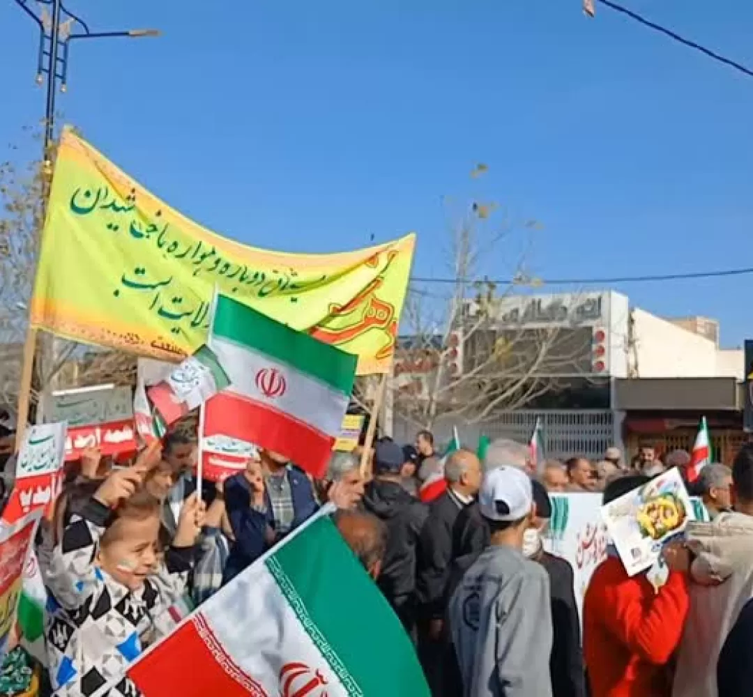 حضور پرشور مردم ساوه در راهپیمایی22 بهمن