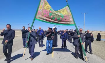 کاروان غم در روستای تبرته به حرکت درآمد