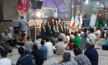 اطعام خادمیاران رضوی در ساوه