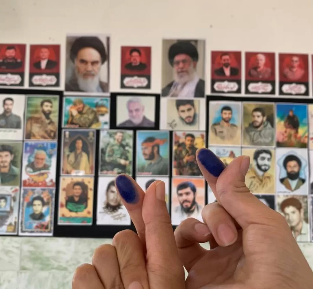 حضور باشکوه مردم کمیجان پای صندوق‌های رأی