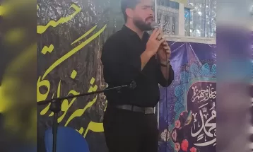 مراسم شیرخوارگان حسینی در خنداب برگزار شد