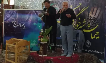 مراسم شیرخوارگان حسینی در خنداب برگزار شد