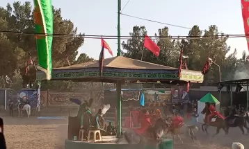 مراسم عاشورا در زرندیه برگزار شد