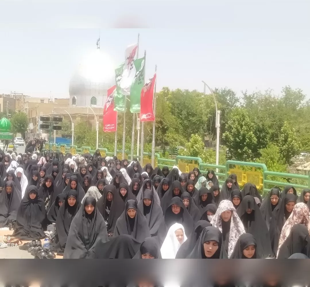 نماز ظهر عاشورا در خنداب