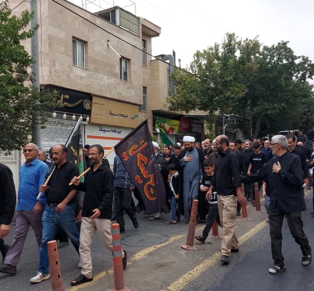 پیادهروی جاماندگان اربعین حسینی در تفرش