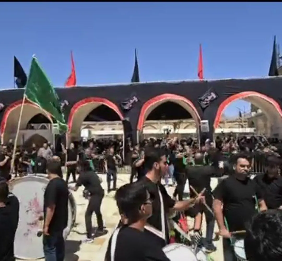 عزاداری سالروز شهادت امام رضا (ع) در کربلای ایران