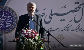 مراسم بازگشایی مدارس در اراک