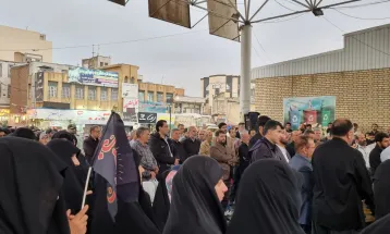 تجمع ساوجی‌ها در سوگ شهادت سید «حسن نصرالله»