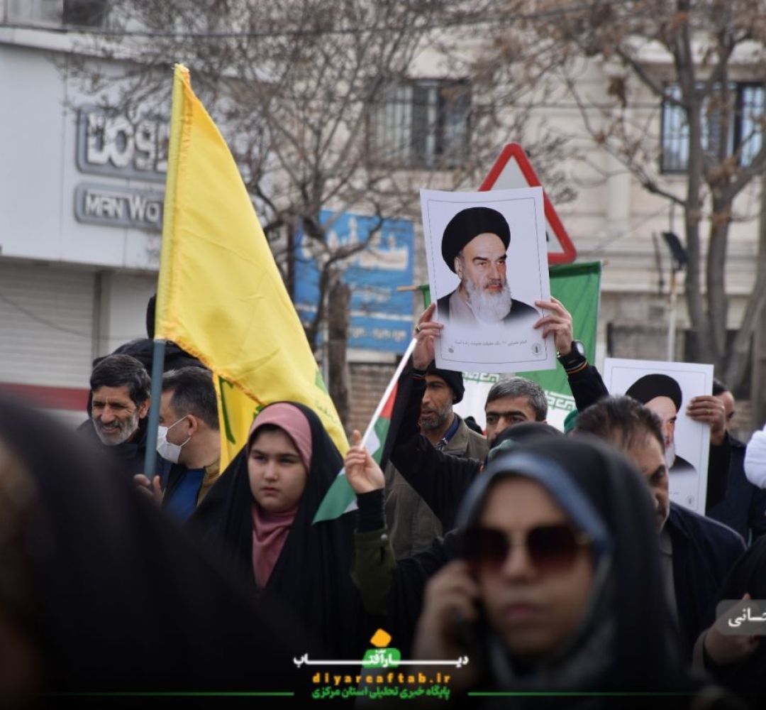 شادمانی مردم اراک از پیروزی جبهه مقاومت
