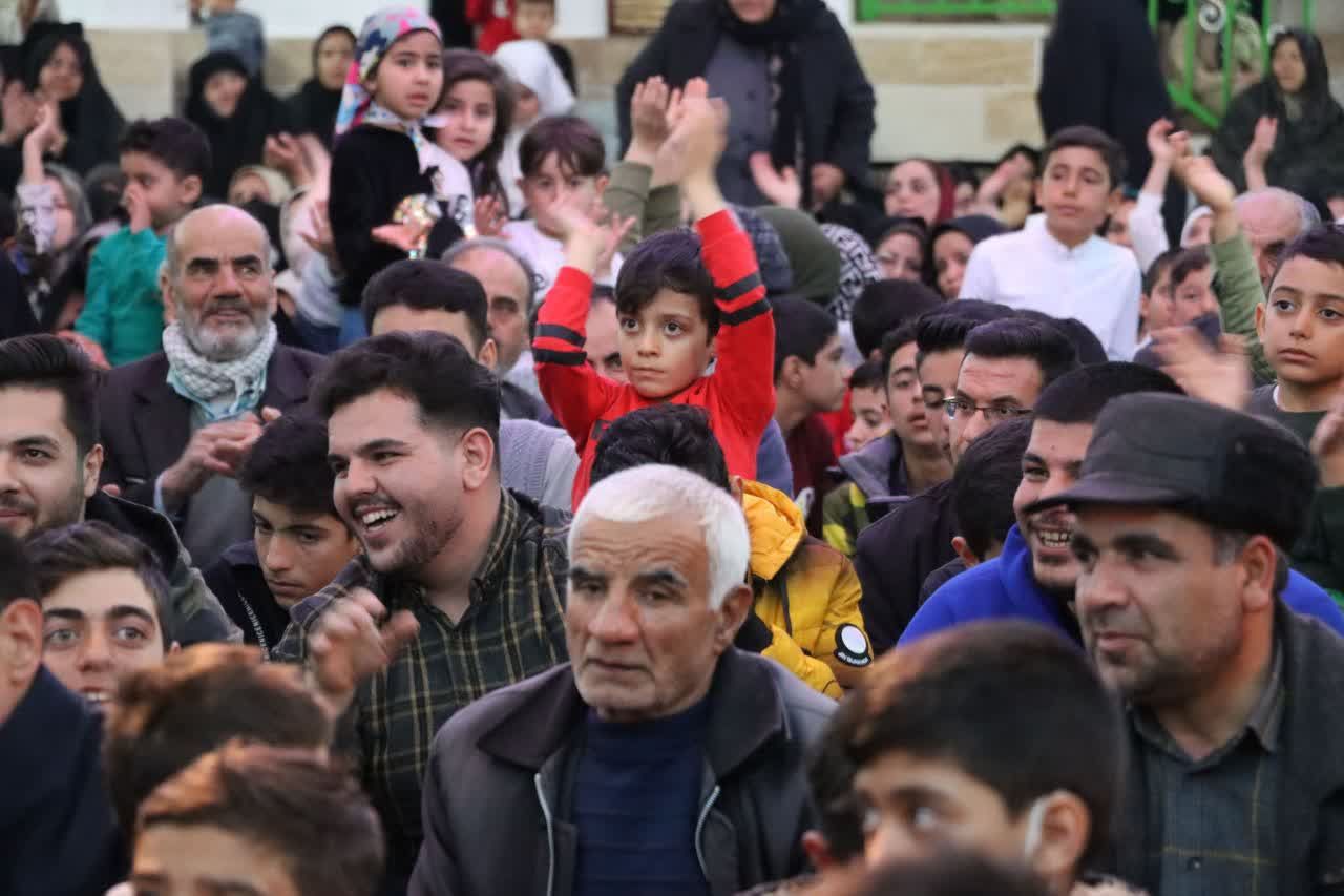 شادی مردم تلخاب در جشن نیمه شعبان