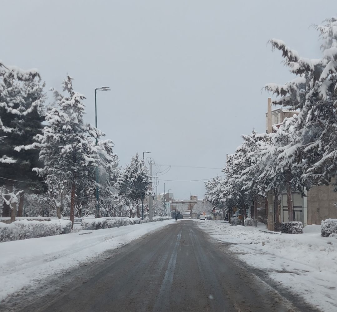 برف زیبای ۵ اسفند در تفرش
