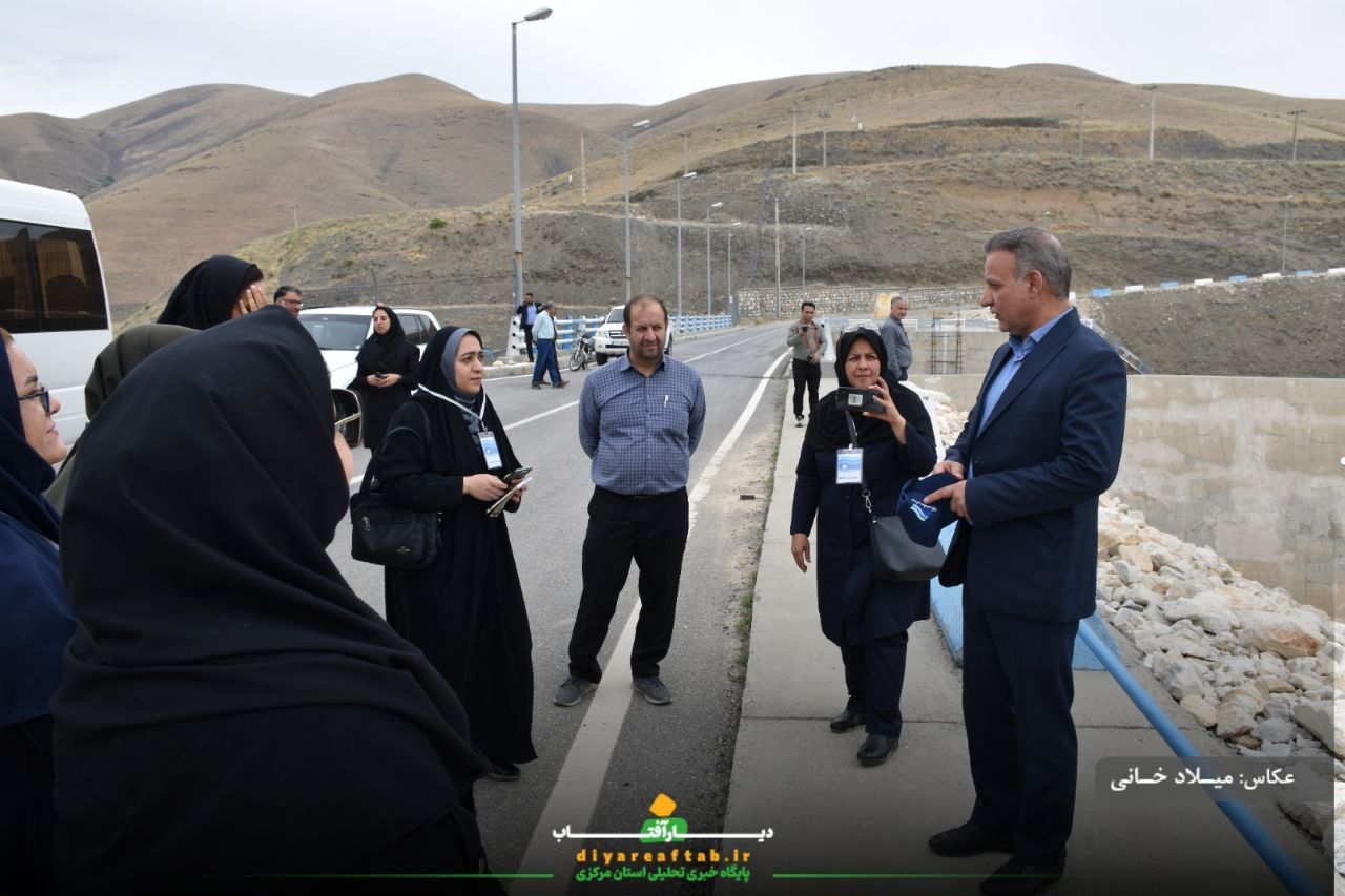بازدید اصحاب رسانه از سد کمال‌صالح