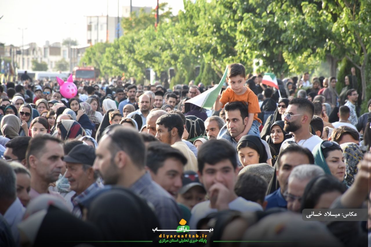 غدیر و شادمانی اراکی‌ها برای وعده صادق ۳