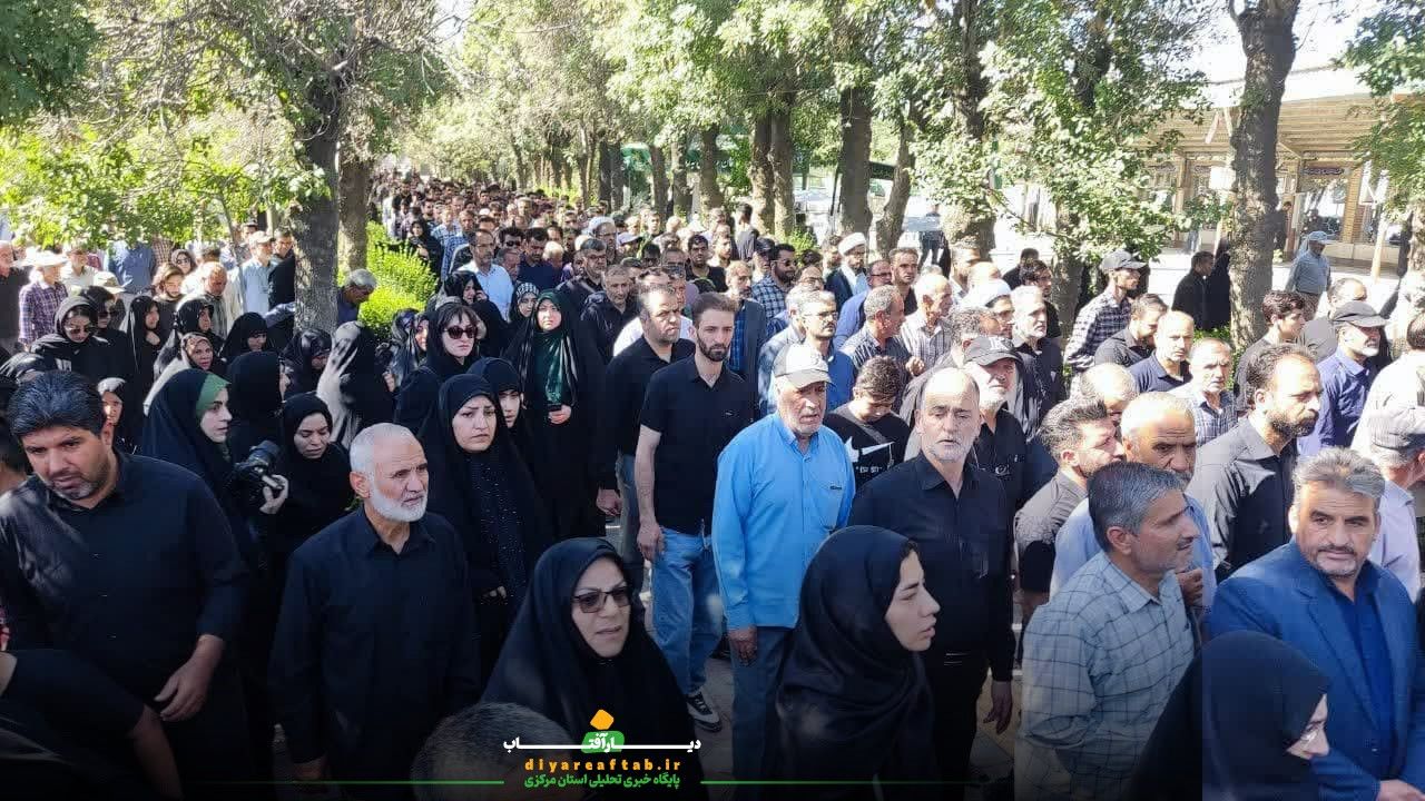 تشییع ۸ شهید در خمین
