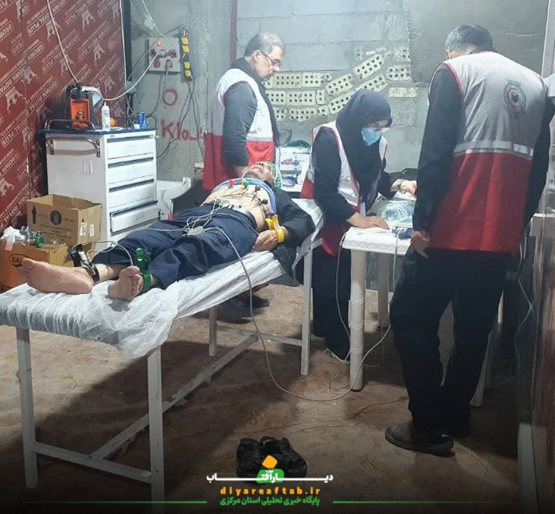 حضور فعال تیم پزشکی هلال احمر در کربلا