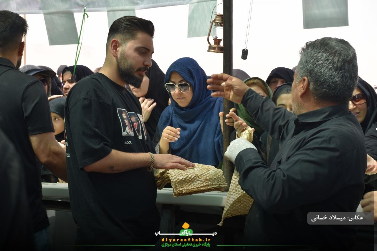 کاروان اراکی جاماندگان اربعین در مسیر عشق