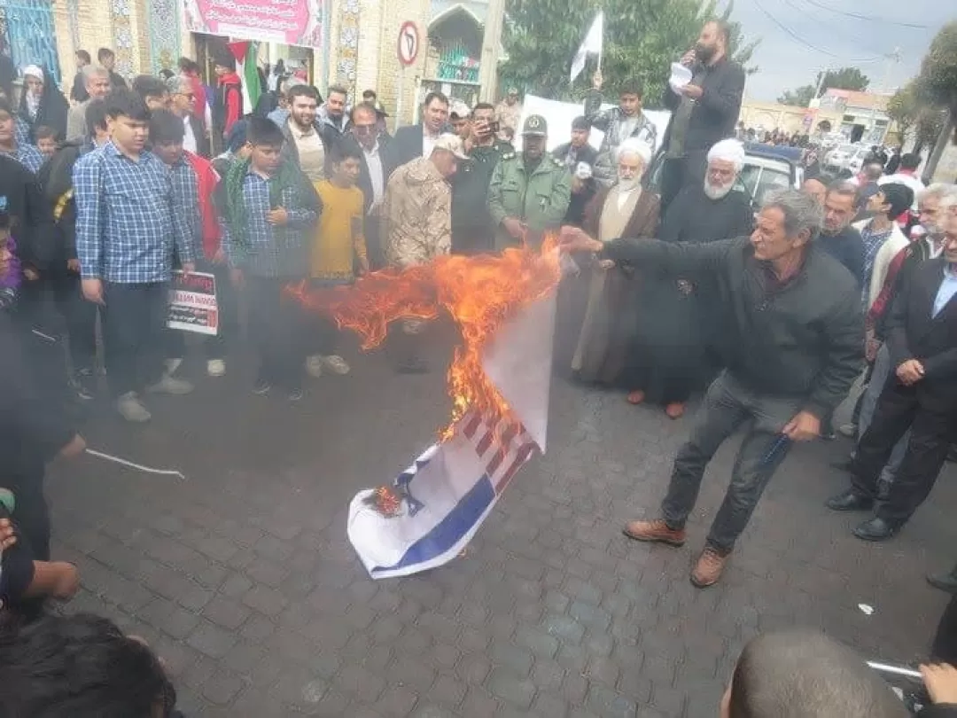 راهپیمایی مردم زرندیه