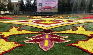 بزرگترین فرش گل آسیا در محلات