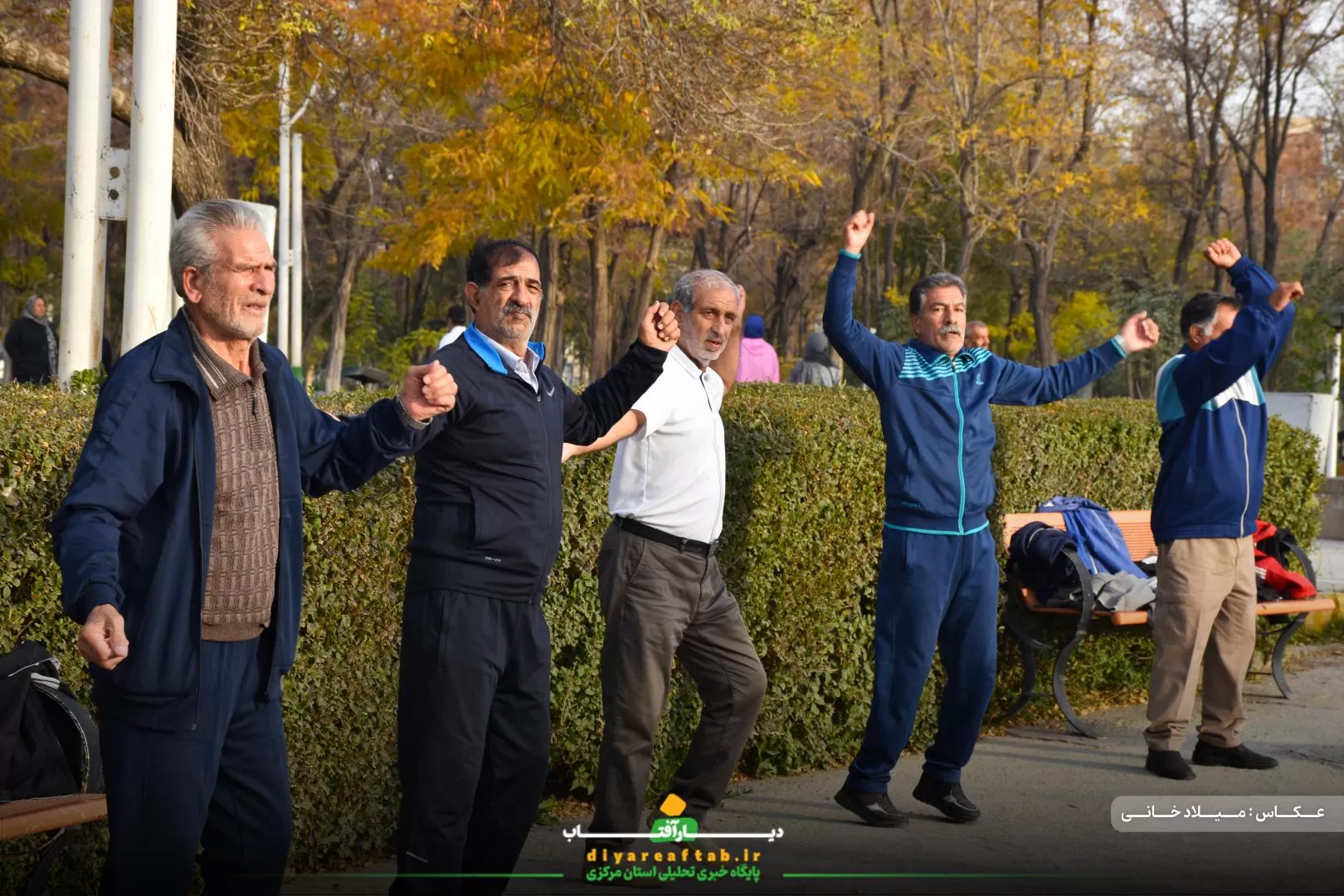 ورزش همگانی در پاک شهدای گمنام اراک