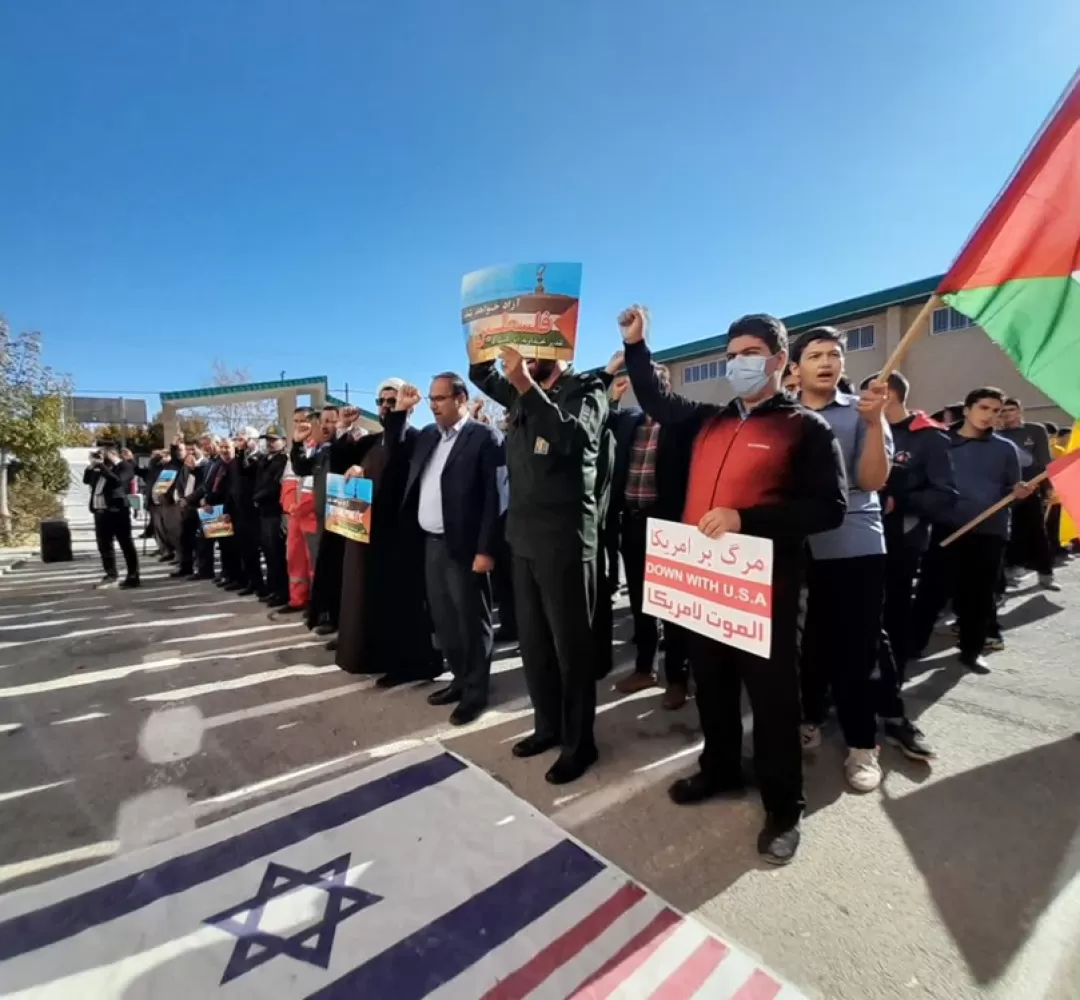 برگزاری تجمع «حمایت از کودکان غزه» در فراهان