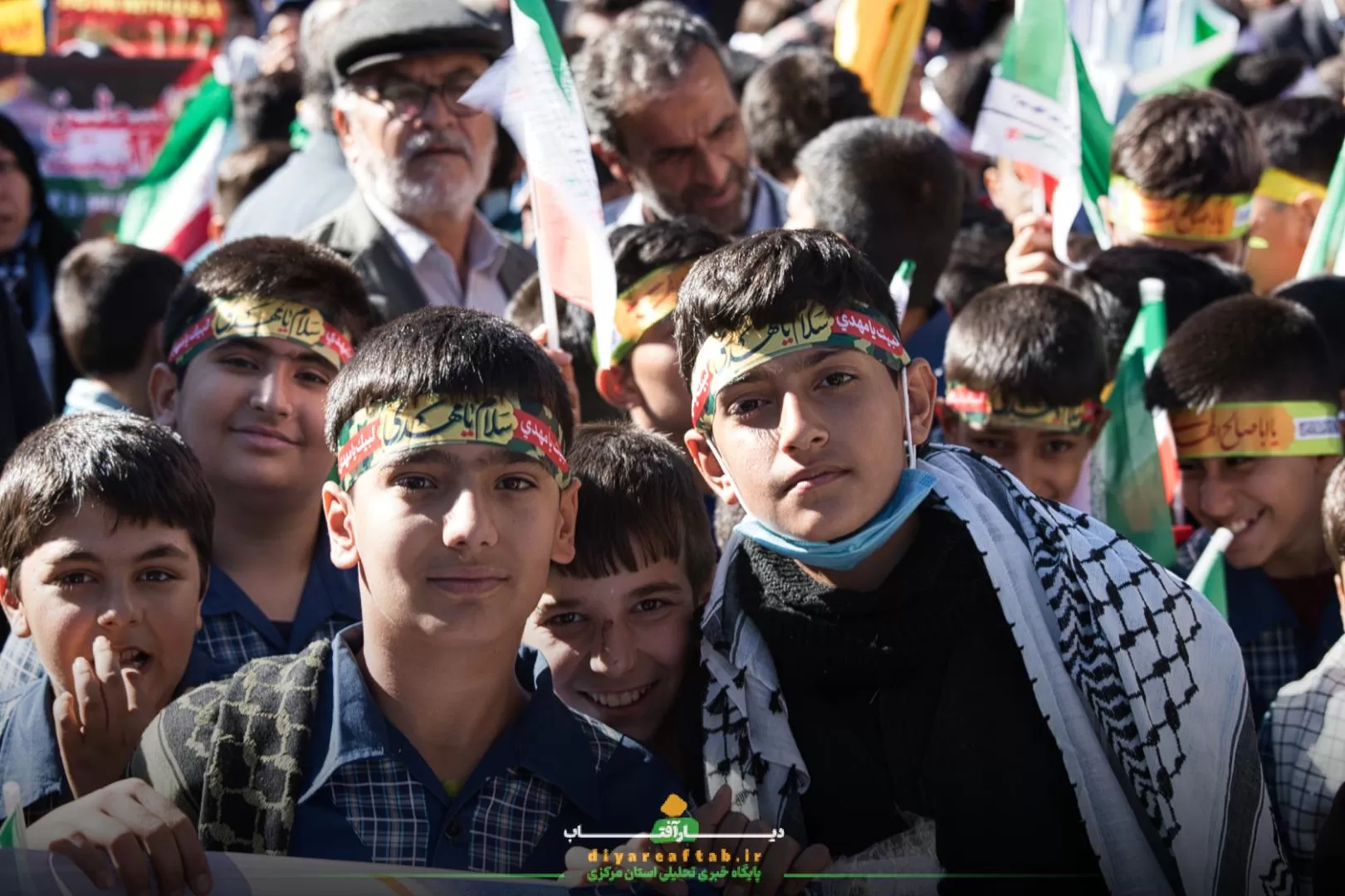 تجمع مردم اراک در حمایت از مردم فلسطین