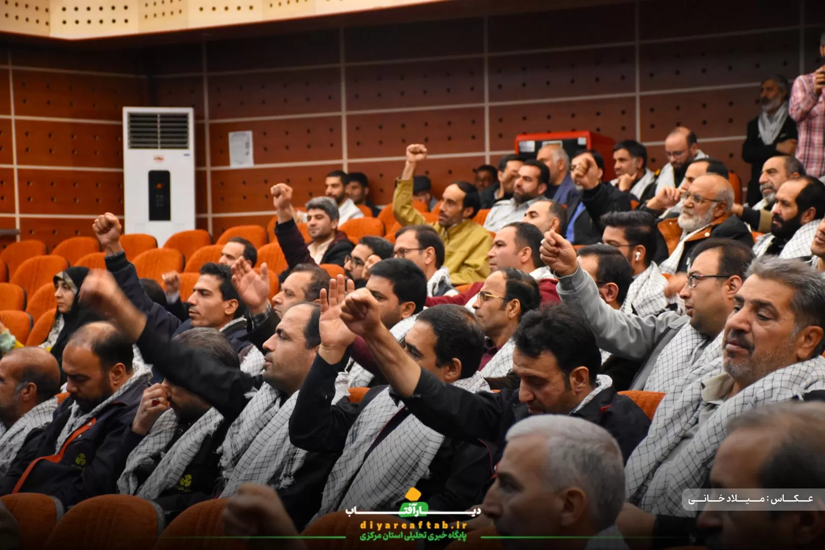 اجتماع بسیجیان کارگری شهر اراک