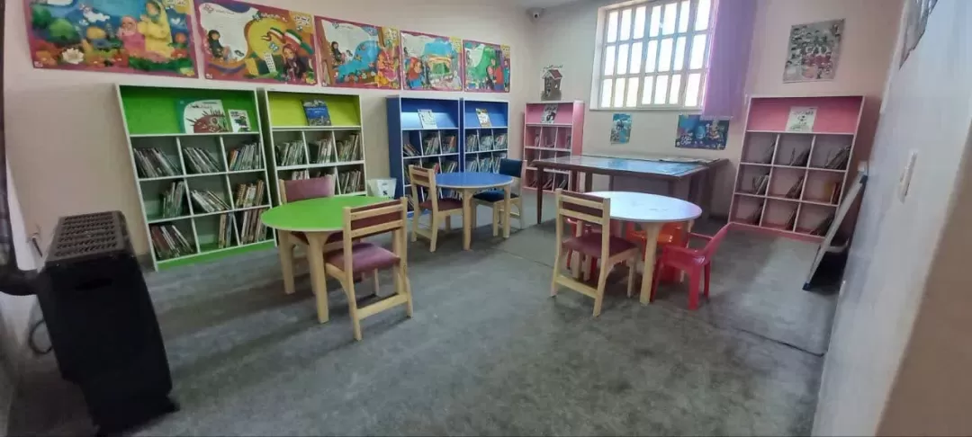 بخش کودک کتابخانه‌های خنداب تجهیز و بهسازی شد