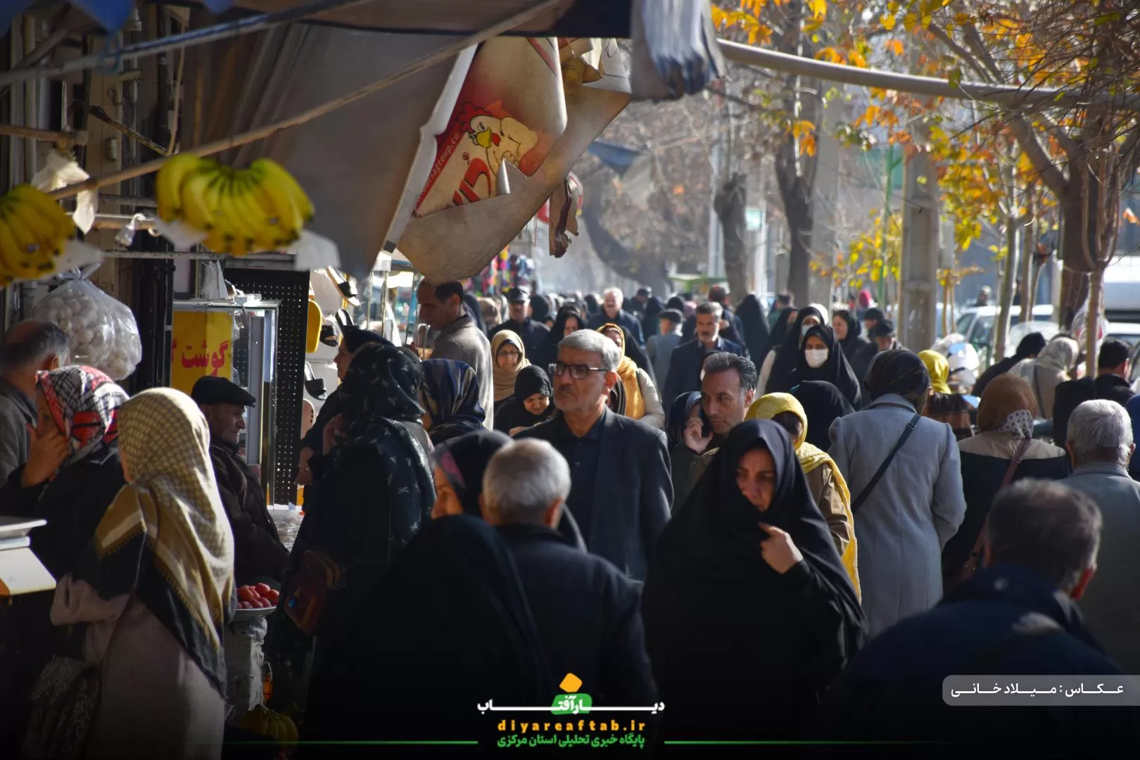 شور و حال مردم اراک در یلدای گرم