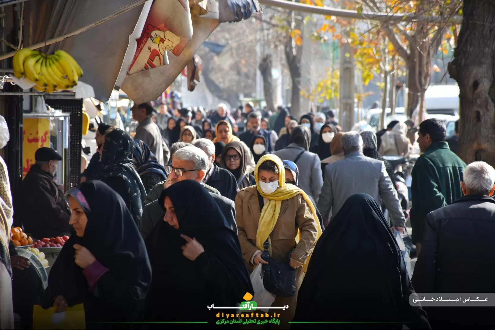 شور و حال مردم اراک در یلدای گرم