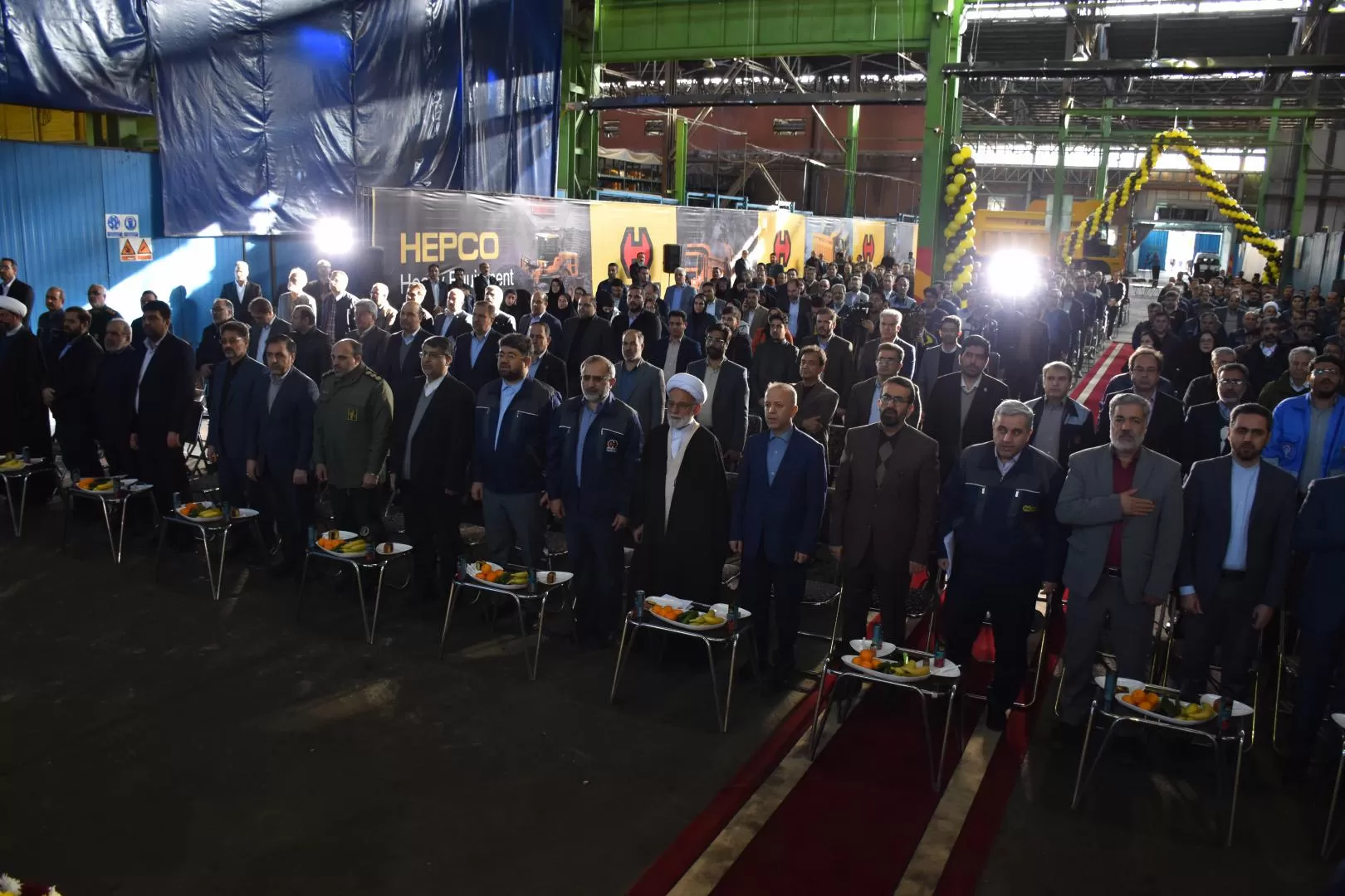 رونمایی بیل هیدرولیک ۷۵ تنی در هپکو