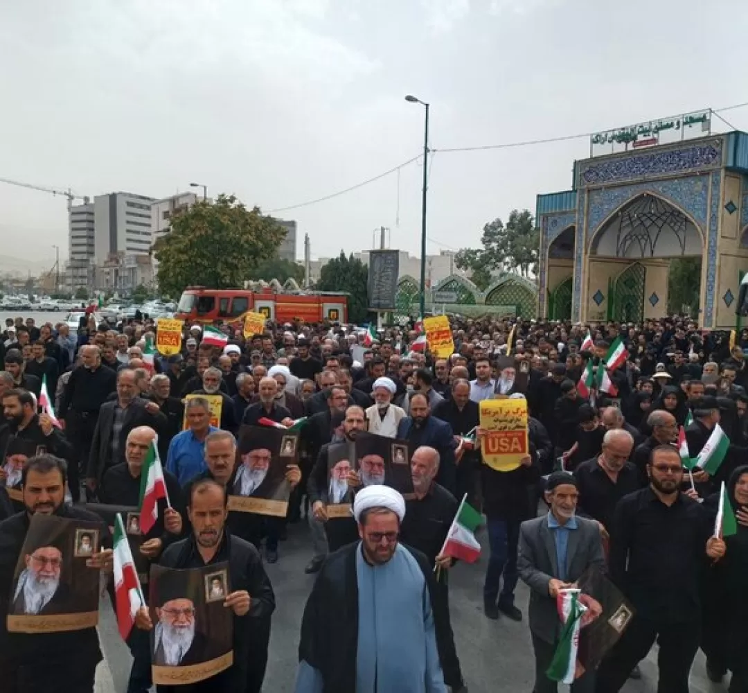 راهپیمایی مردم اراک در محکومیت جنایت تروریستی کرمان