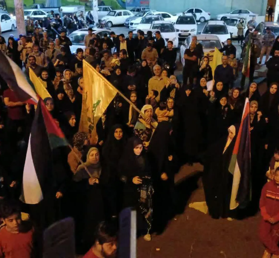 تجمع ساوجیها برای انتقام موشکی ایران